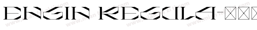 Engin Regula字体转换